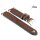 Fluco Vintage Rindleder Uhrenarmband Modell Hunter-Racing mocca 22/20 mm