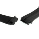 PVC Uhrenarmband Modell-648ET1 schwarz 17 mm, kompatibel Casio Uhren