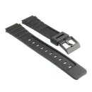 PVC Uhrenarmband Modell-LK103P schwarz 17 mm, kompatibel...
