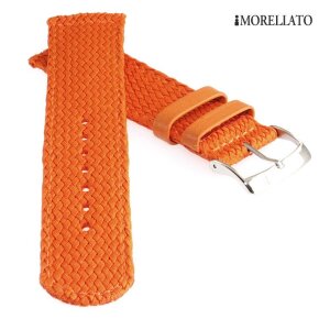 Morellato Perlon Uhrenarmband Modell Nastro 2-teilig orange 22 mm