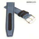 Morellato Canvas Textil Uhrenarmband Modell Boating blau 18 mm, wasserfest