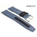 Morellato Canvas Textil Uhrenarmband Modell Boating blau 18 mm, wasserfest