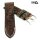 GEO-Straps Zebu-Rindleder Uhrenarmband Modell Palace-Marina mocca 22/22 mm