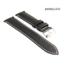 Morellato Sport-Racing Uhrenarmband Modell Race-Microfori schwarz-WN 18 mm, wasserfest