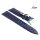 Fluco echt Krokodil Uhrenarmband Modell Kenzo blau 18 mm Handarbeit