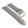 Feines Alligator Leder Uhrenarmband Modell Genf-71S NL hell-grau 24 mm