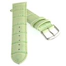 Feines Alligator Leder Uhrenarmband Modell Genf-71S...