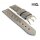 GEO-Straps Rindleder Uhrenarmband Modell Black-Seal grau-grau 18 mm