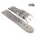 GEO-Straps Rindleder Uhrenarmband Modell Black-Seal grau-blau 20 mm