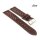 Fluco feines Uhrenarmband Shell Cordovan Modell Shellton-Racing mocca 20 mm