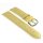 Feines Alligator Leder Uhrenarmband Modell Genf-71S NL pastell-gelb 20 mm
