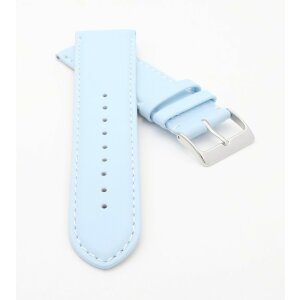 Uhrenarmband Jungkalb Modell Chur XL eis-blau 12 mm