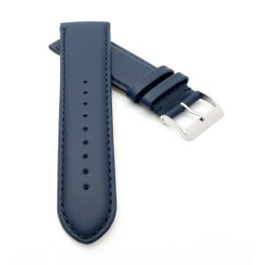 Uhrenarmband Jungkalb Modell Chur XL dunkel-blau 14 mm