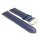 Soft-Kalbsleder Uhrenarmband Modell Freiburg-DS Pepsi blau-RN 22 mm