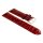 Feines Alligator Leder Uhrenarmband Modell Genf-71S NL bordeaux-rot 20 mm