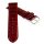 Feines Alligator Leder Uhrenarmband Modell Genf-71S XL-extralang bordeaux-rot 20 mm