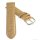 Feines Alligator Leder Uhrenarmband Modell Genf-71S XL-extralang sand-beige 22 mm