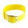 Perlon Durchzugs-Uhrenarmband Modell Robby-Fashion gelb 18 mm