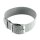 Perlon Durchzugs-Uhrenarmband Modell Robby-Fashion grau 18 mm
