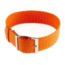 Perlon Durchzugs-Uhrenarmband Modell Robby-Fashion orange...