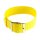Perlon Durchzugs-Uhrenarmband Modell Robby-Fashion gelb 20 mm
