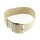 Perlon Durchzugs-Uhrenarmband Modell Robby-Fashion beige-creme 20 mm