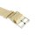 Perlon Durchzugs-Uhrenarmband Modell Robby-Fashion beige-creme 20 mm