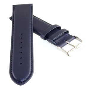 Feines französisches Softlederband Modell Berlin blau-TiT 17 mm
