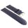 Feines französisches Softlederband Modell Berlin blau-TiT 17 mm