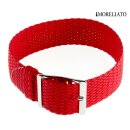 Morellato Perlon Durchzugs-Uhrenarmband Modell Neapel rot...