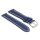 Büffelleder Uhrenarmband Modell Büffel-DS-UTC blau 22-18 mm komp. Breitling UTC