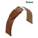 Barington Lamm-Nappa Uhrenarmband Modell Cordero mittel-braun 16 mm, Handarbeit