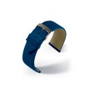 Barington Lamm-Nappa Uhrenarmband Modell Cordero blau 16 mm, Handarbeit