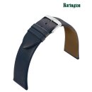 Barington Lamm-Nappa Uhrenarmband Modell Cordero blau 16 mm, Handarbeit