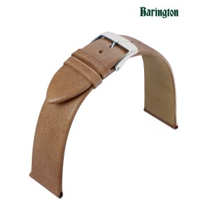 Barington Lamm-Nappa Uhrenarmband Modell Cordero hell-grau 22 mm, Handarbeit