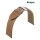Barington Lamm-Nappa Uhrenarmband Modell Cordero hell-grau 22 mm, Handarbeit
