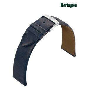 Barington Lamm-Nappa Uhrenarmband Modell Cordero blau 22 mm, Handarbeit