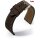 Eulux echt Tibet Yak-Leder Uhrenarmband Modell Yak mocca 22 mm, Handarbeit