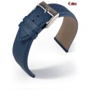 Eulux Oliven-Leder Uhrenarmband Modell Olive blau 18 mm,...