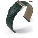 Eulux Oliven-Leder Uhrenarmband Modell Olive grün 20 mm, Handarbeit