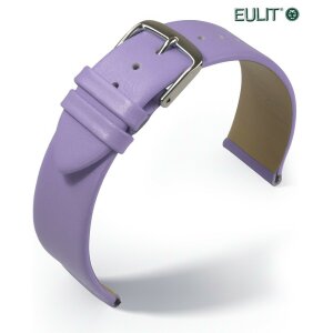 Eulit Kalb-Nappa Uhrenarmband Modell Nappa-Fashion flieder 16 mm