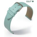 Eulit Kalb-Nappa Uhrenarmband Modell Nappa-Fashion mint-grün 16 mm