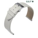 Eulit Kalb-Nappa Uhrenarmband Modell Nappa-Fashion creme-weiß 18 mm