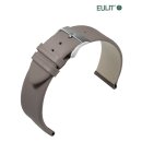 Eulit Kalb-Nappa Uhrenarmband Modell Nappa-Fashion taupe-braun 20 mm