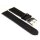 Soft Kalb-Nappa Uhrenarmband Modell Montreal schwarz 20 mm