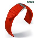 Barington Technikleder Uhrenarmband Modell Aqua-Chrono Lorica rot 18 mm, wasserfest