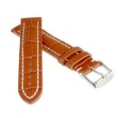 Alligator Uhrenarmband Modell Alli-DS-UTC cognac 20-18 mm komp. Breitling UTC