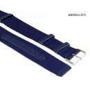 Morellato Nato Durchzugs-Uhrenarmband Modell Pilot-Nastro blau 22 mm
