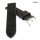 Diloy Premium Vintage Uhrenarmband Modell Lincoln Easy-Klick schwarz 22 mm