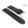 Diloy Premium Vintage Uhrenarmband Modell Lincoln Easy-Klick schwarz 22 mm